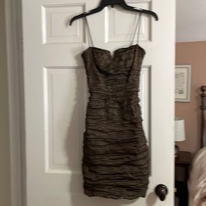 Nicole Miller brown dress